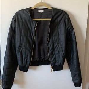 Mistress Rocks Leather Bomber